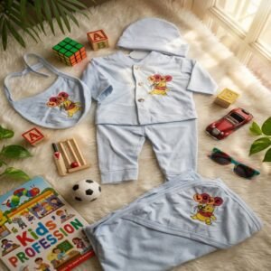 LOVE Teddy 5-Piece Newborn Gift Set