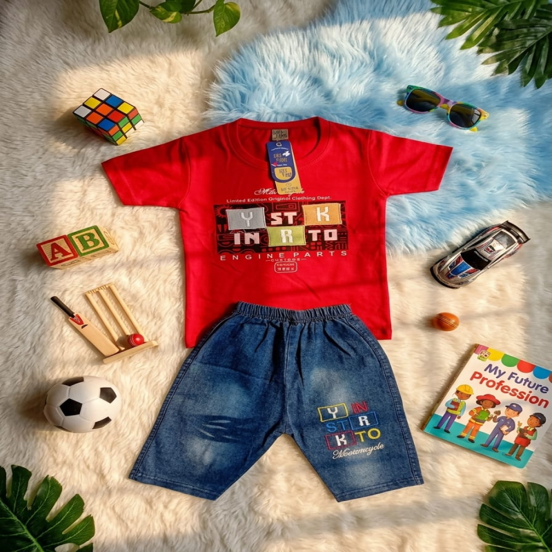 Alpha Cruiser Motor Tee & Denim Set - Image 3