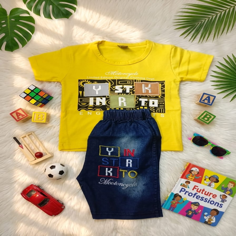 Alpha Cruiser Motor Tee & Denim Set - Image 2